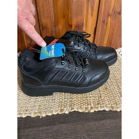 Brahma steel toe weatherproof black work shoes 7.5 - Picture 1 of 9